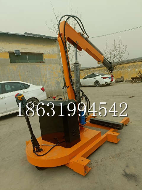 怒江傈僳族自治州自卸车厢随车吊 自制轮式四不像起重机 四驱平板吊 5吨 贵盛