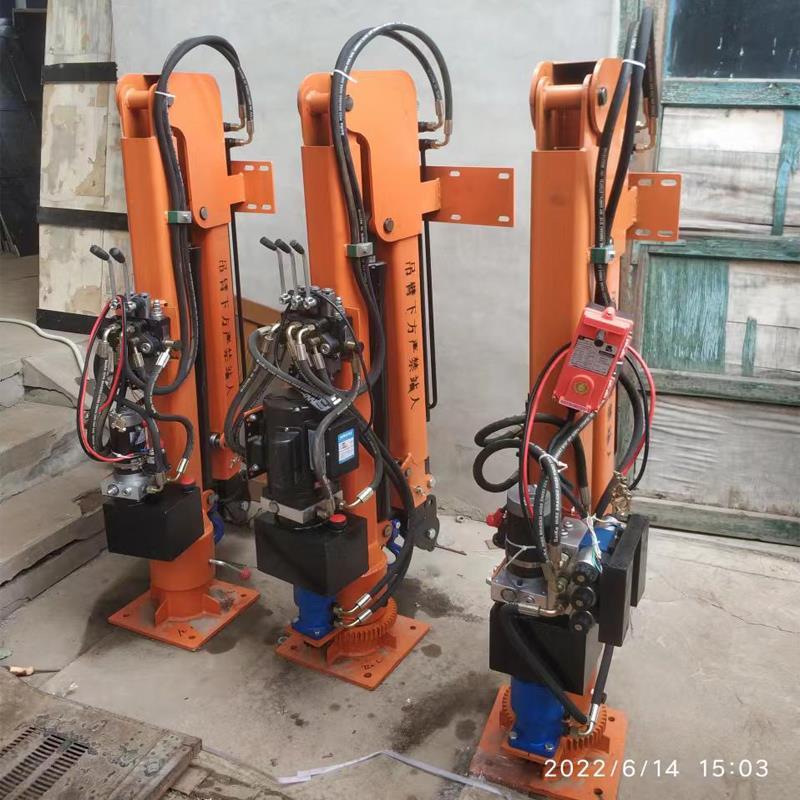 怒江傈僳族自治州重汽蓝牌随车吊 3.2吨 国六动力强 液压驱动 农用自卸起重机